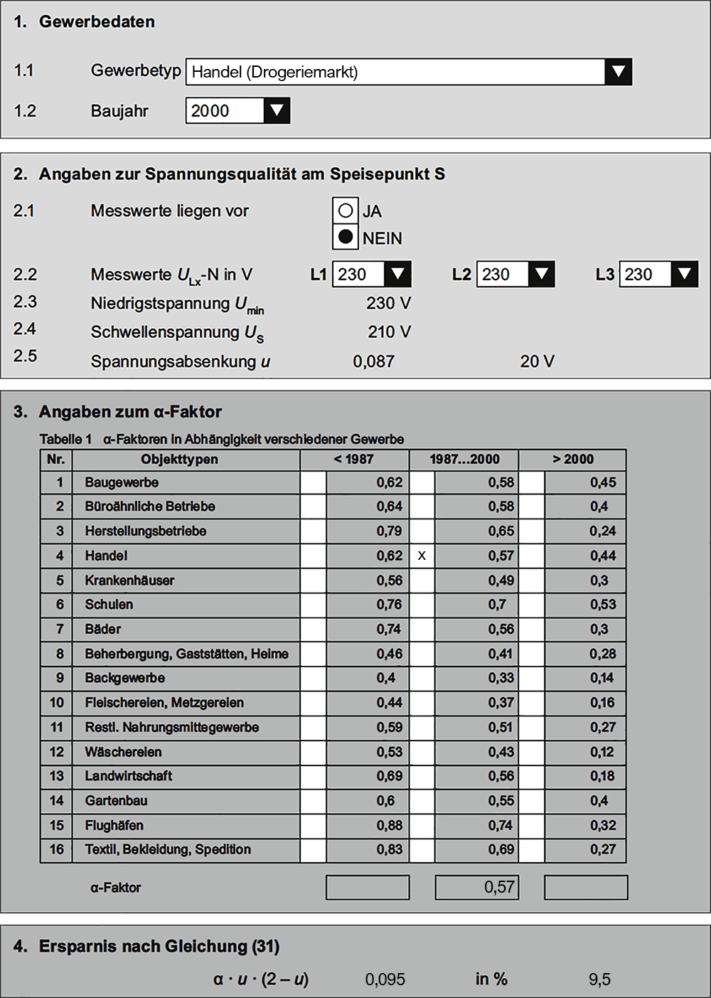 Formblatt VDE-AR-E-2055-1 / © Hamburger Akademie 2016