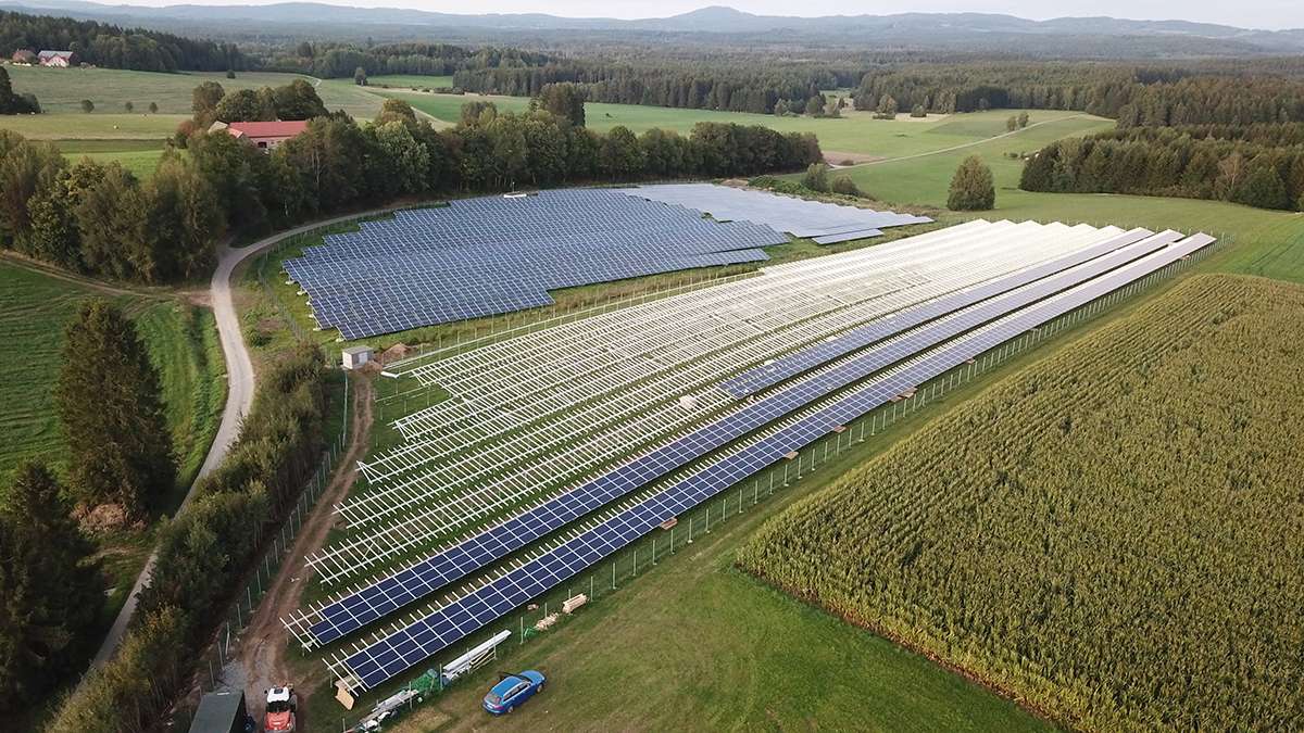 Solarfelder, Photovoltaikanlage