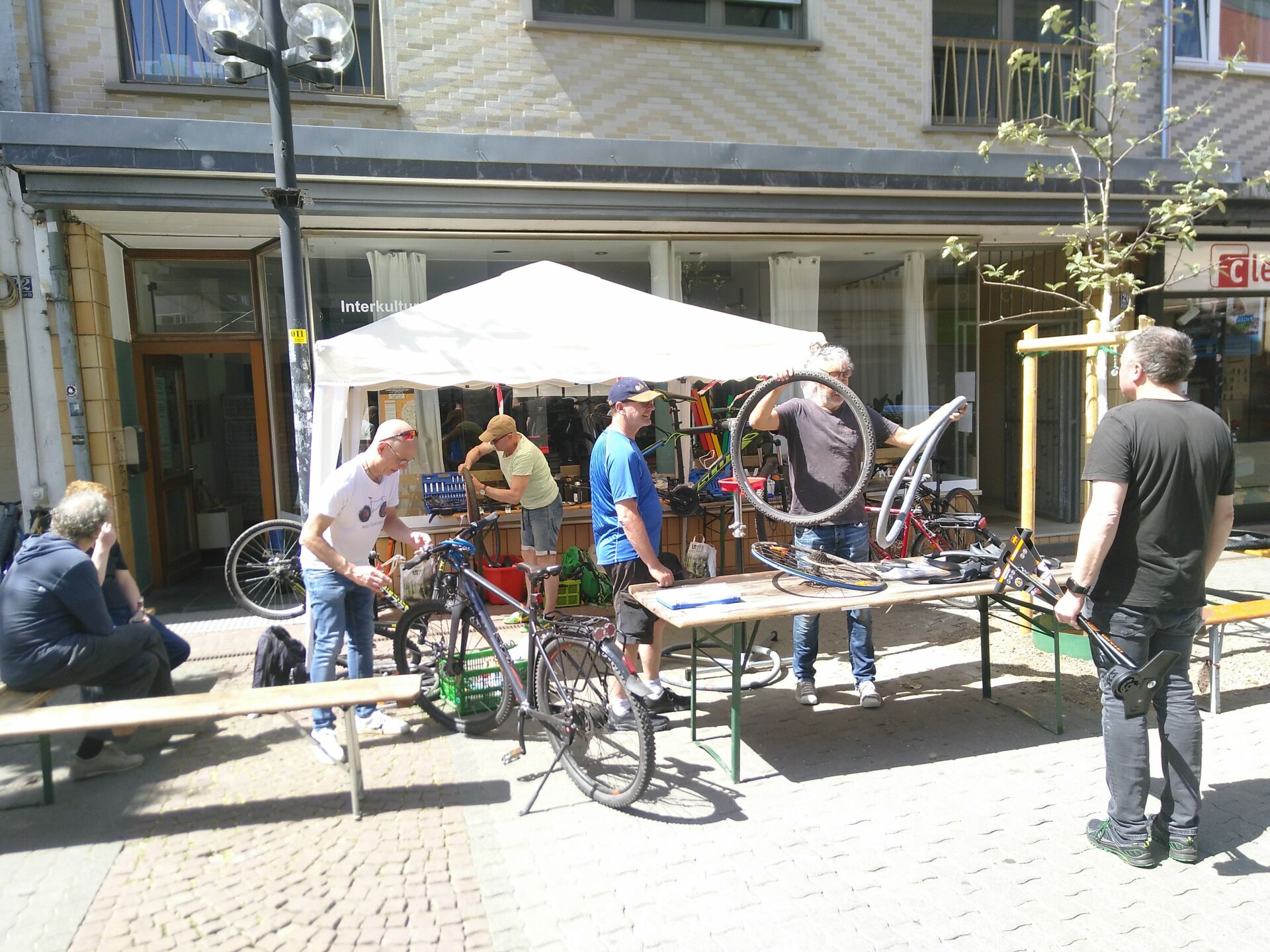 Fahrrad Workshop bei den Vielfaltern