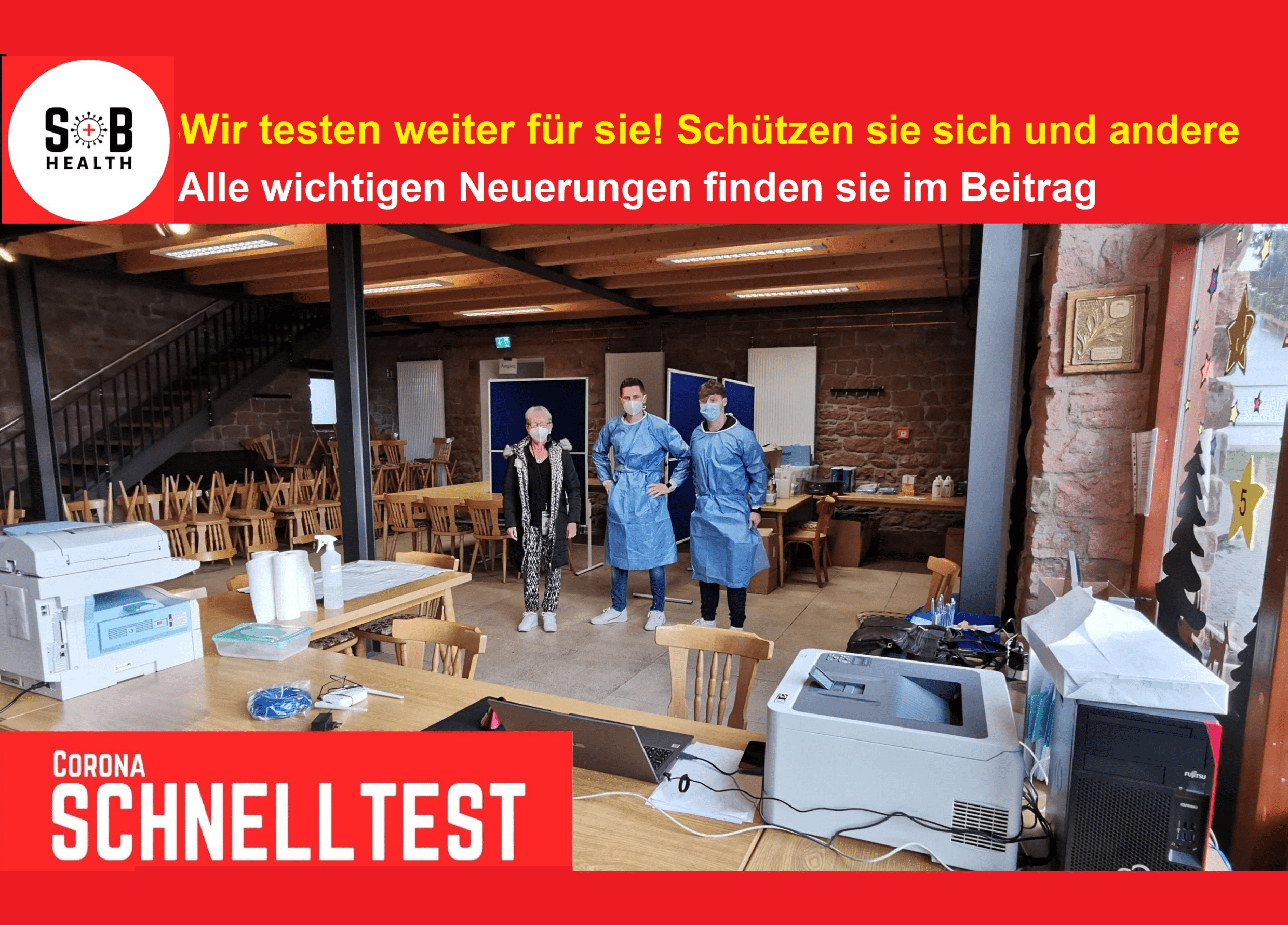 SB Health Testzentrum Kaiserslautern und Katzweiler