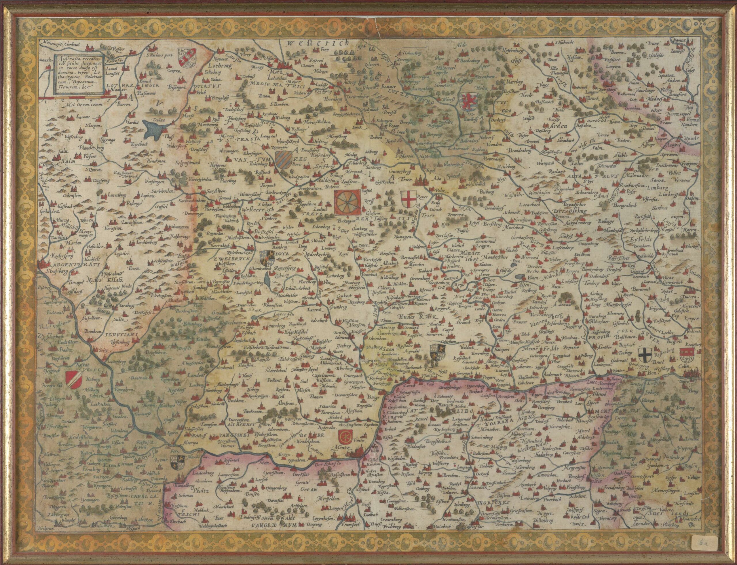 Austrasia, Gerard de Jode (Antwerpen 1569)