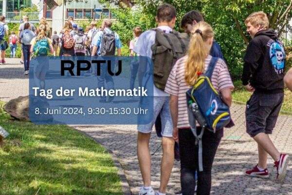 Tag der Mathematik am 8. Juni an der RPTU in Kaiserslautern | Pfalz Digital