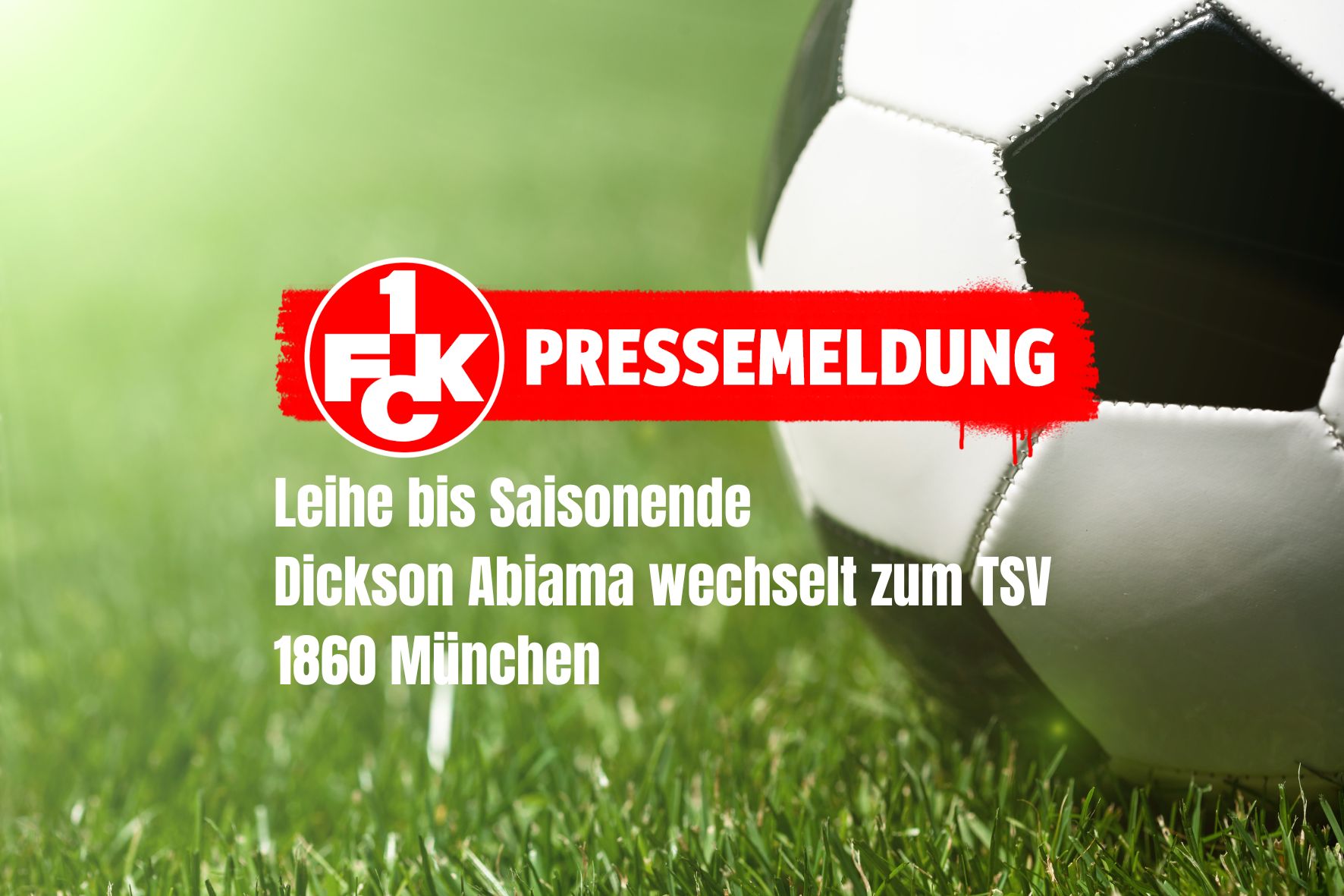 _Leihe bis Saisonende Dickson Abiama wechselt zum TSV 1860 München