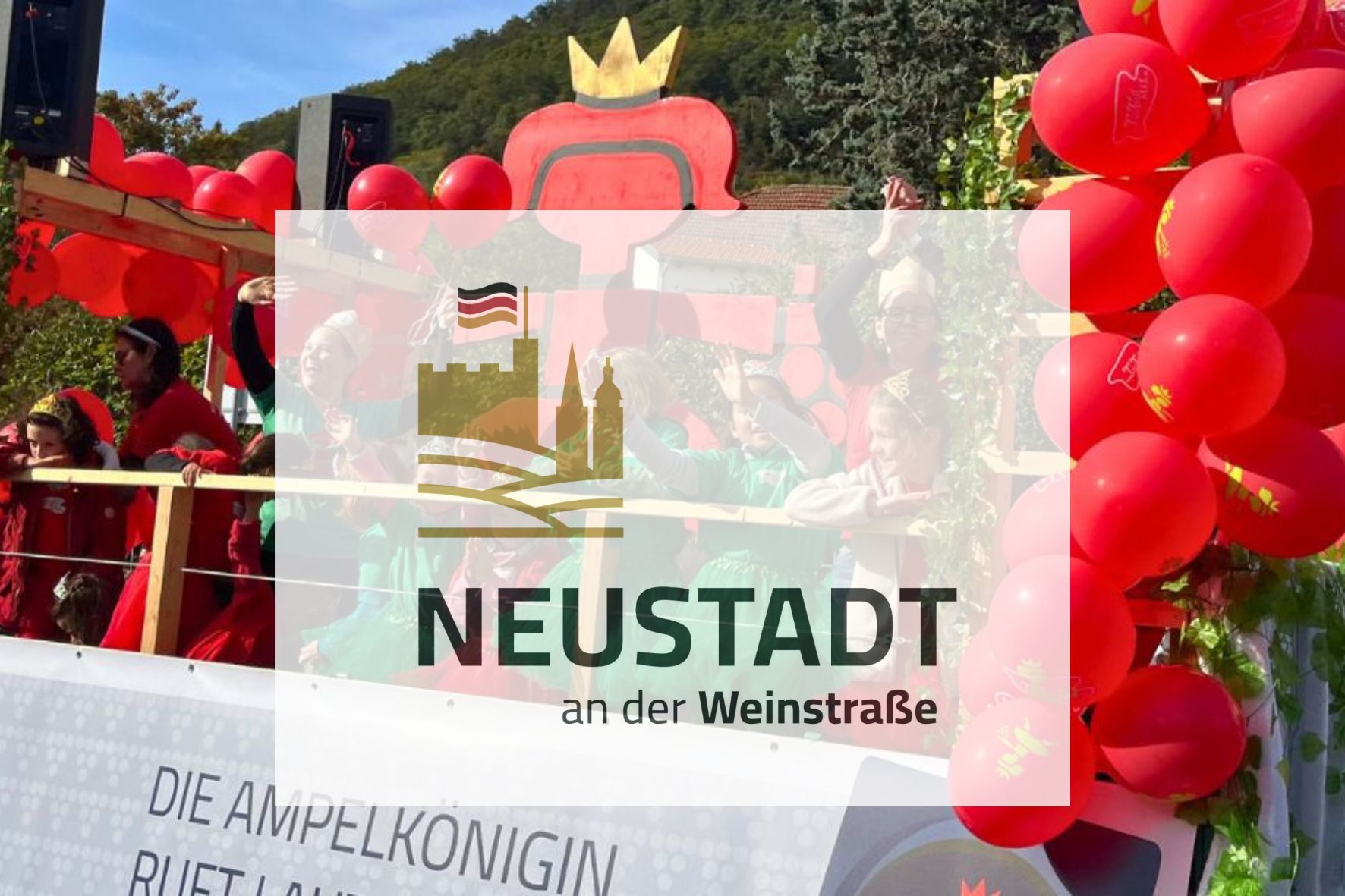 anmelden für den großen Winzerumzug in Neustadt an der Weinstraße