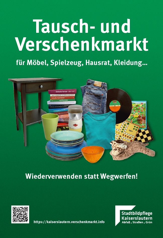 Stadt Kaiserslautern, Tauschen_Verschenkmarkt