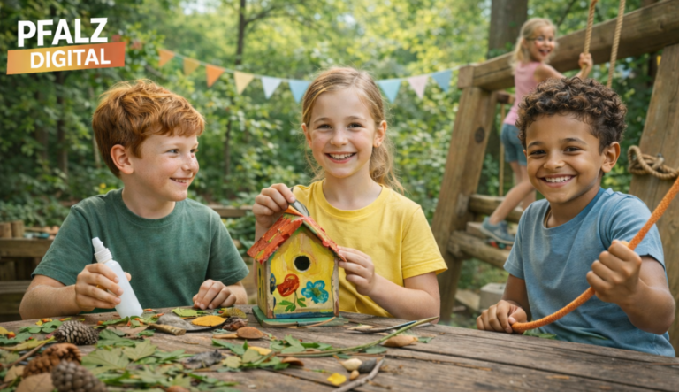 Sommerferien in der Walderholung Speyer: Natur, Spiel & Bastelspaß für Grundschulkinder