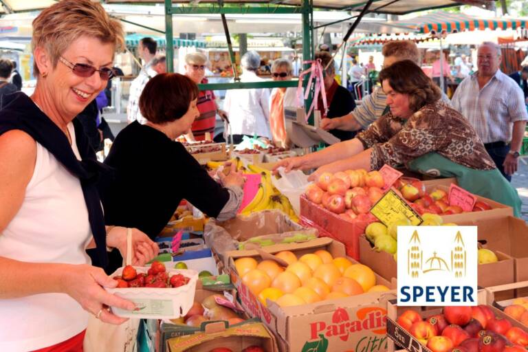 Speyer – „Marktplatz-Treff Königsplatz“ belebt den Speyerer Wochenmarkt künftig monatlich