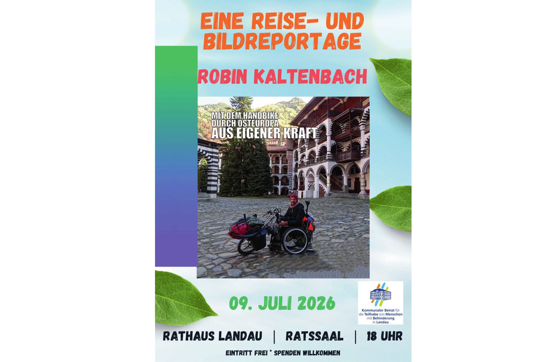 »Aus eigener Kraft – mit dem Handbike durch Osteuropa« (1)