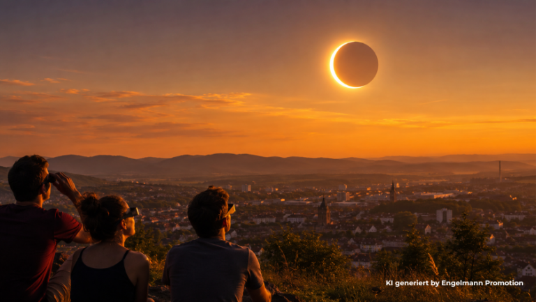 Seltenes Himmelsschauspiel auch über der Pfalz: Sonne wird zur schmalen Sichel