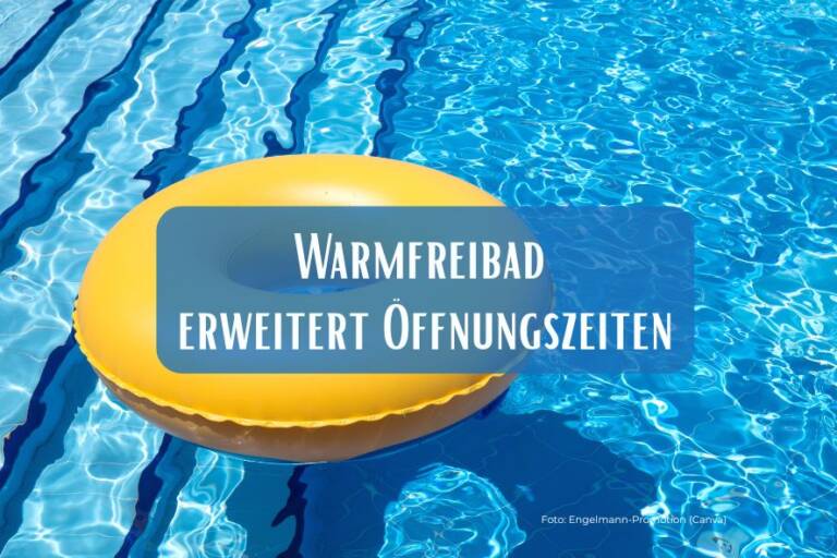 Kaiserslautern – Warmfreibad erweitert Öffnungszeiten