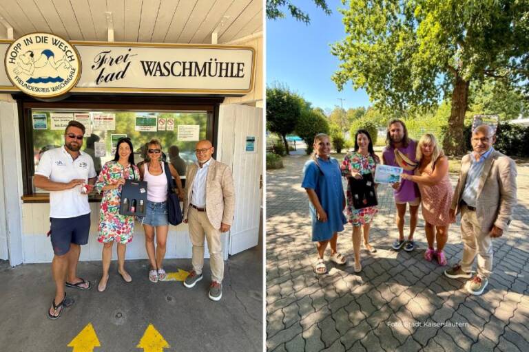 Kaiserslautern – Zum 750-jährigen Jubiläum feiern die beide Freibäder den 75.000 Besucher