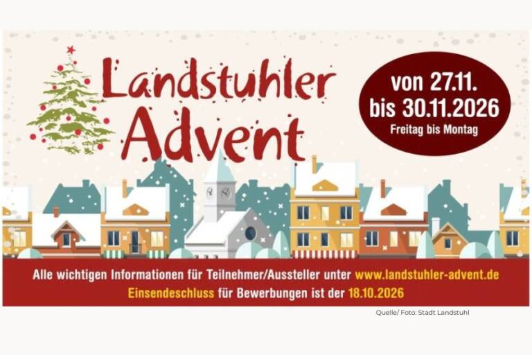 Jetzt für den „Landstuhler Advent 2026“ bewerben