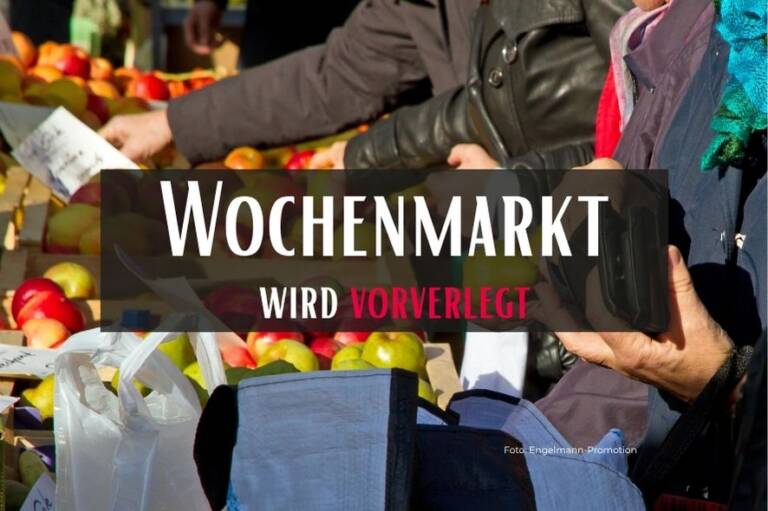 Kaiserslautern -Wochenmarkt wird vorverlegt