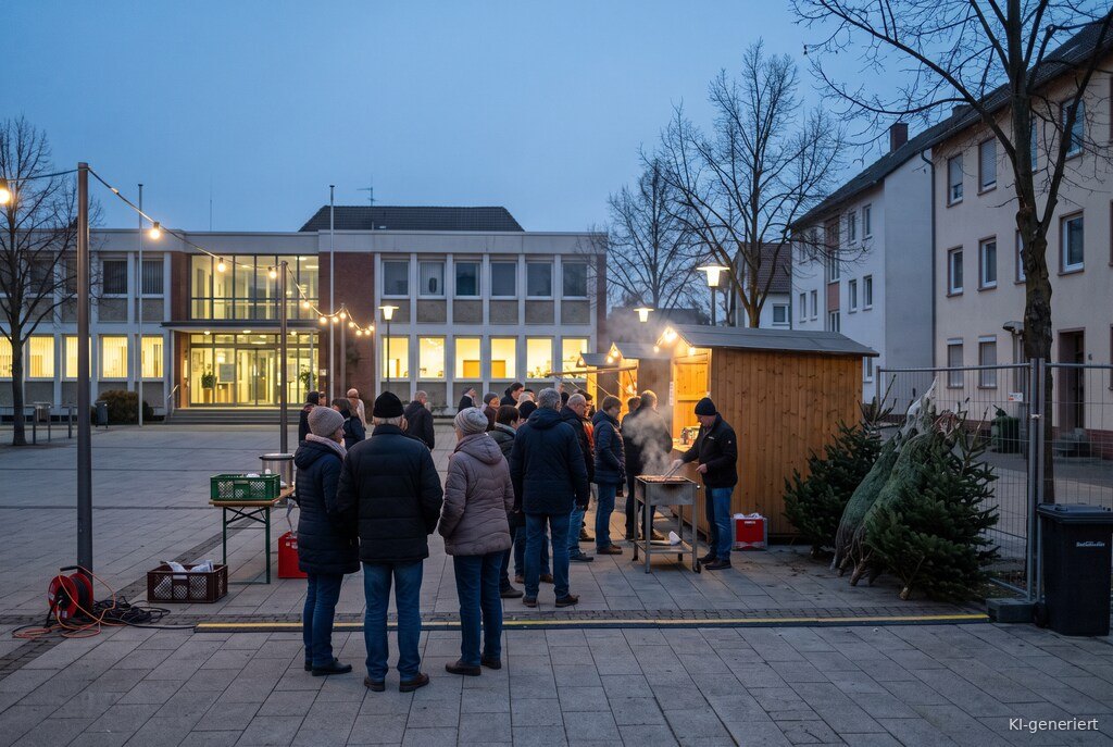 Weihnachtsmarkt-Atmosphäre am Abend – Symbolbild zu Adventsmarkt Limburgerhof 2026