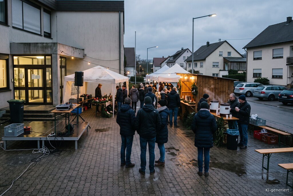 Weihnachtsmarkt-Atmosphäre am Abend – Symbolbild zu Adventsmarkt Thaleischweiler-Fröschen 2026