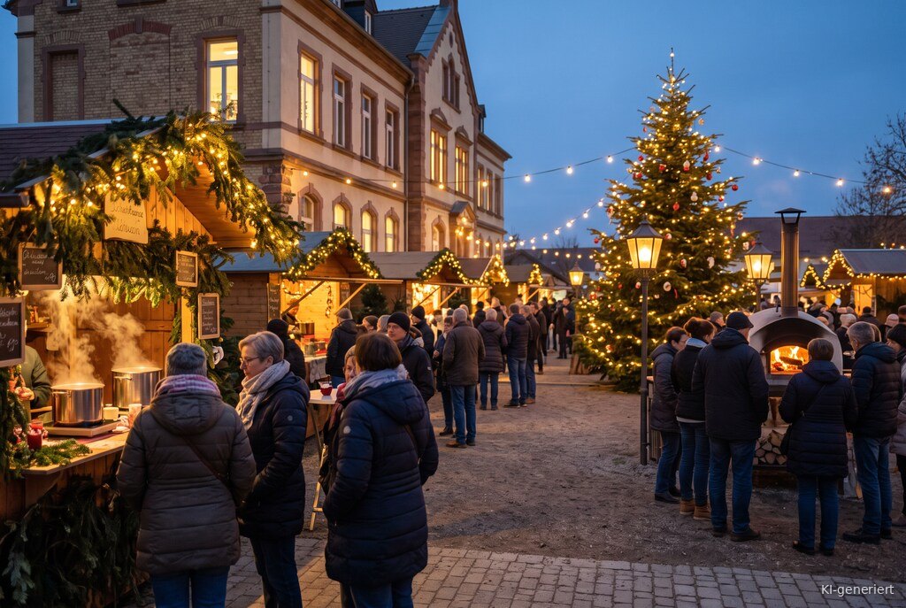 Weihnachtsmarkt-Atmosphäre am Abend – Symbolbild zu Altriper Weihnachtsmarkt 2026