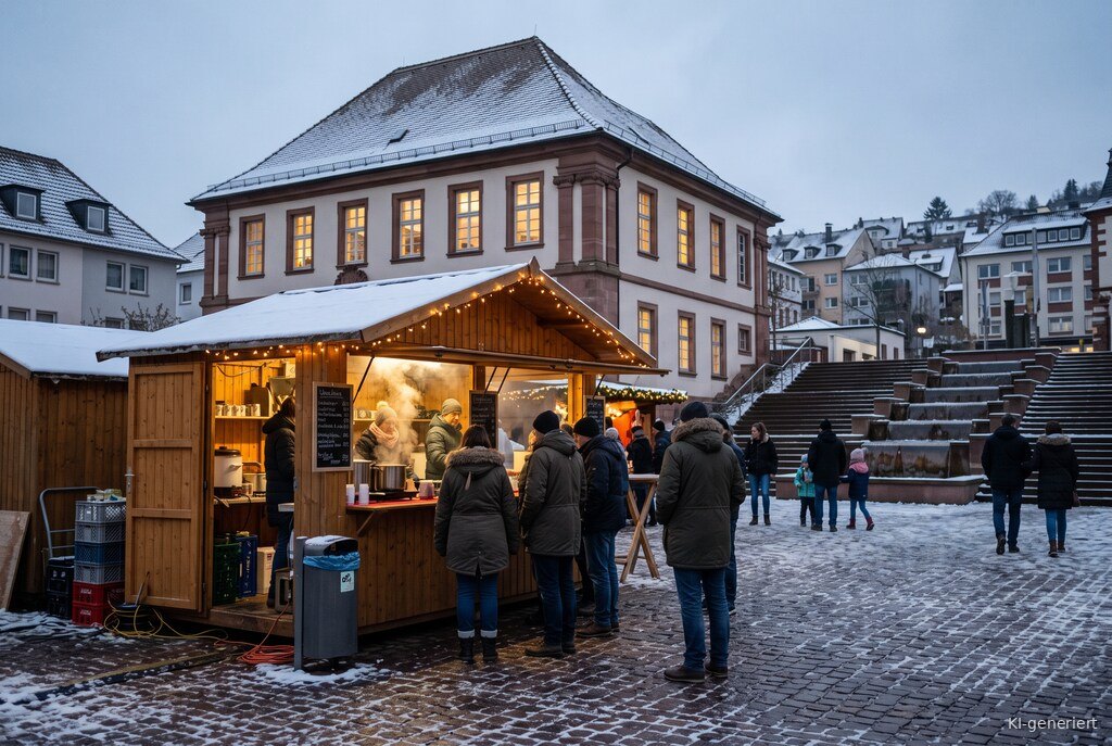 Weihnachtsmarkt-Atmosphäre am Abend – Symbolbild zu Belznickelmarkt Pirmasens 2026