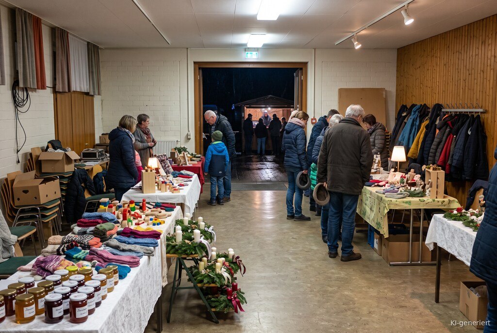 Weihnachtsmarkt-Atmosphäre am Abend – Symbolbild zu Birkenheider Weihnachtsmarkt 2026