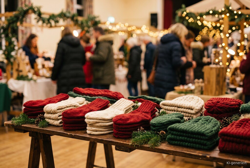 Weihnachtsmarkt-Atmosphäre am Abend – Symbolbild zu Birkenheider Weihnachtsmarkt 2026
