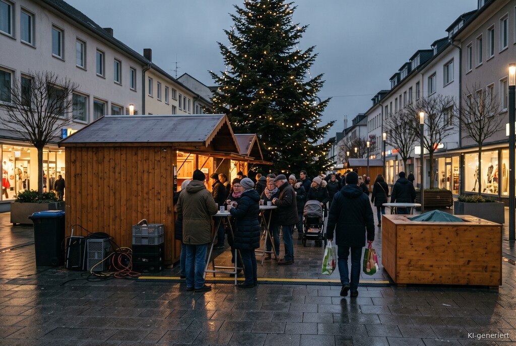 Weihnachtsmarkt-Atmosphäre am Abend – Symbolbild zu Frankenthaler Weihnachtsmarkt 2026