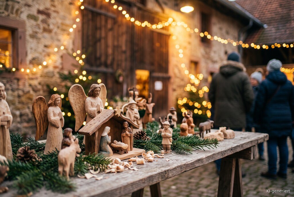 Weihnachtsmarkt-Atmosphäre am Abend – Symbolbild zu Göllheimer Vorweihnacht 2026