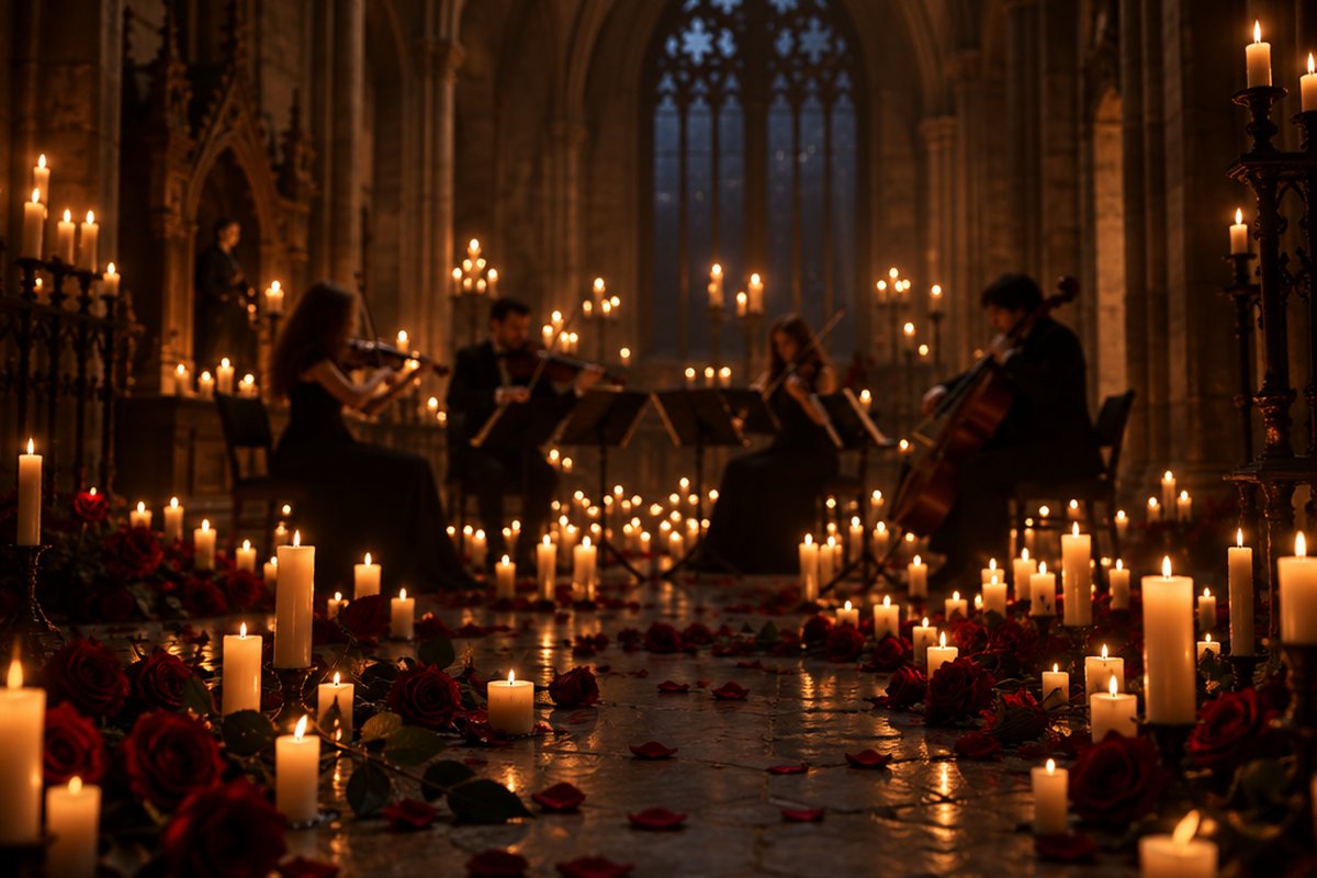 Symbolbild zu Dark Romance – Halloween-Konzert in Saarbrücken 2026 (KI-generiert)