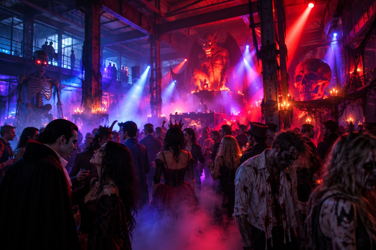 Symbolbild zu Halloween-Party im GLEIS4 Frankenthal 2026 (KI-generiert)