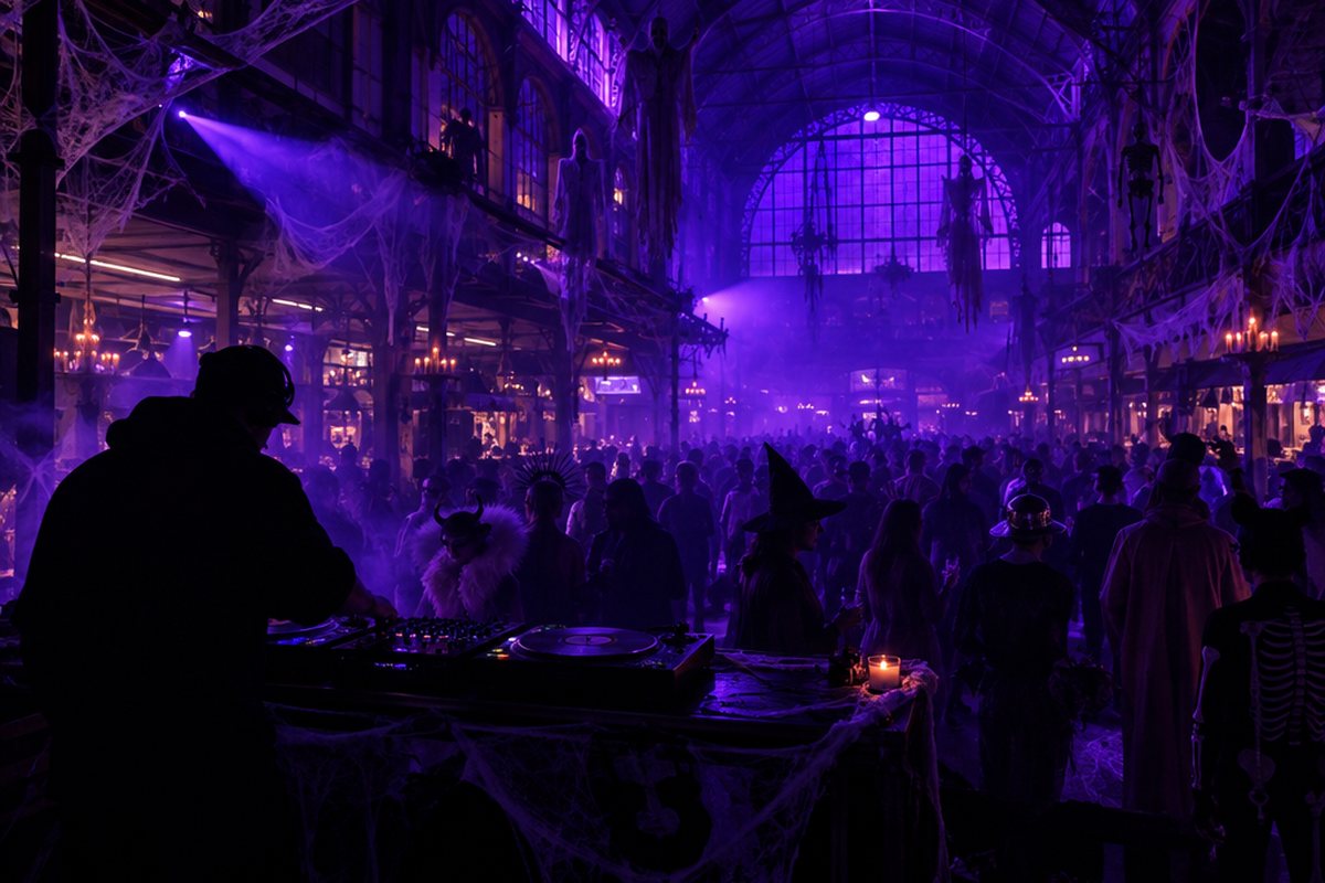 Symbolbild zu Hennyween – Halloween-Party in der Markthalle Kaiserslautern 2026 (KI-generiert)