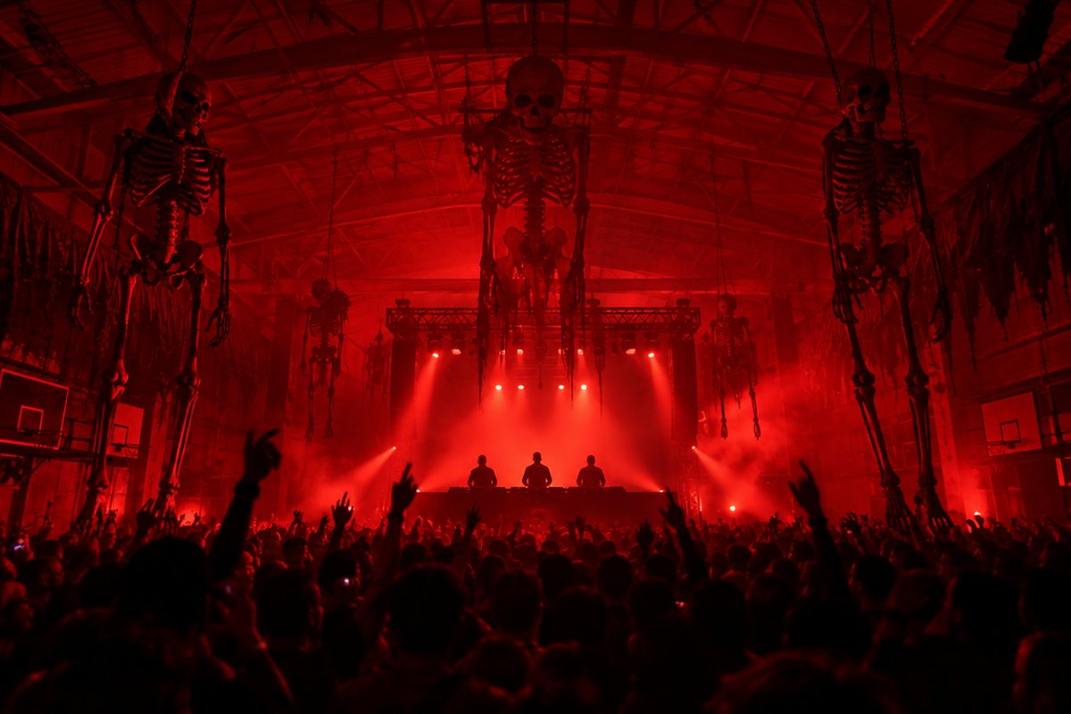 Symbolbild zu Horror Night – Halloween-Party in der Bienwaldhalle Wörth 2026 (KI-generiert)