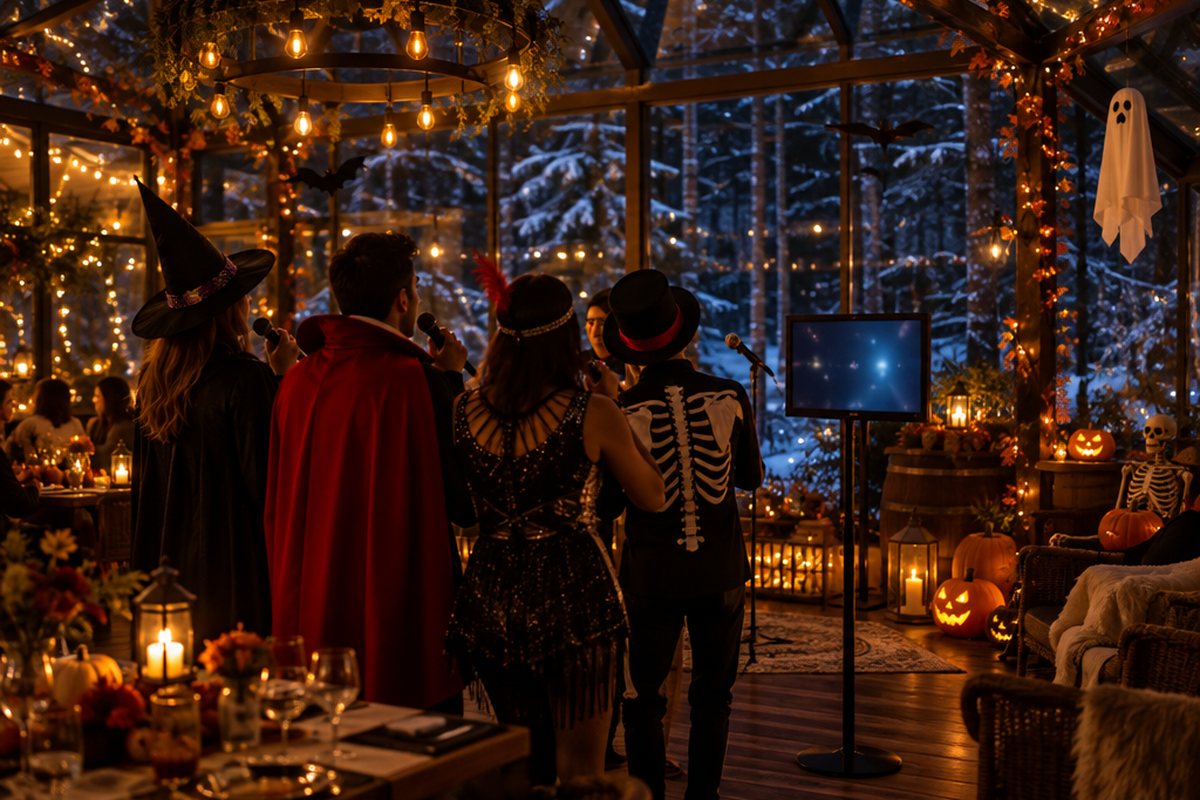 Symbolbild zu Halloween-Karaoke-Party in Herxheim-Hayna 2026 (KI-generiert)