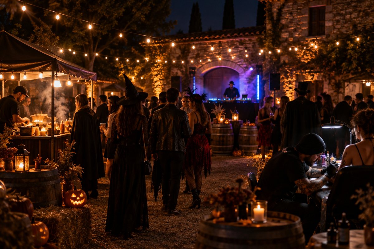 Symbolbild zu Halloween-Houseparty im Martinshof Nußdorf 2026 (KI-generiert)