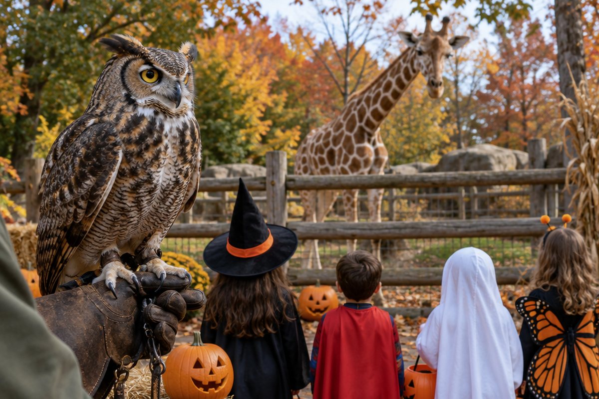 Symbolbild zu Boo at the Zoo – Halloween im Neunkircher Zoo 2026 (KI-generiert)