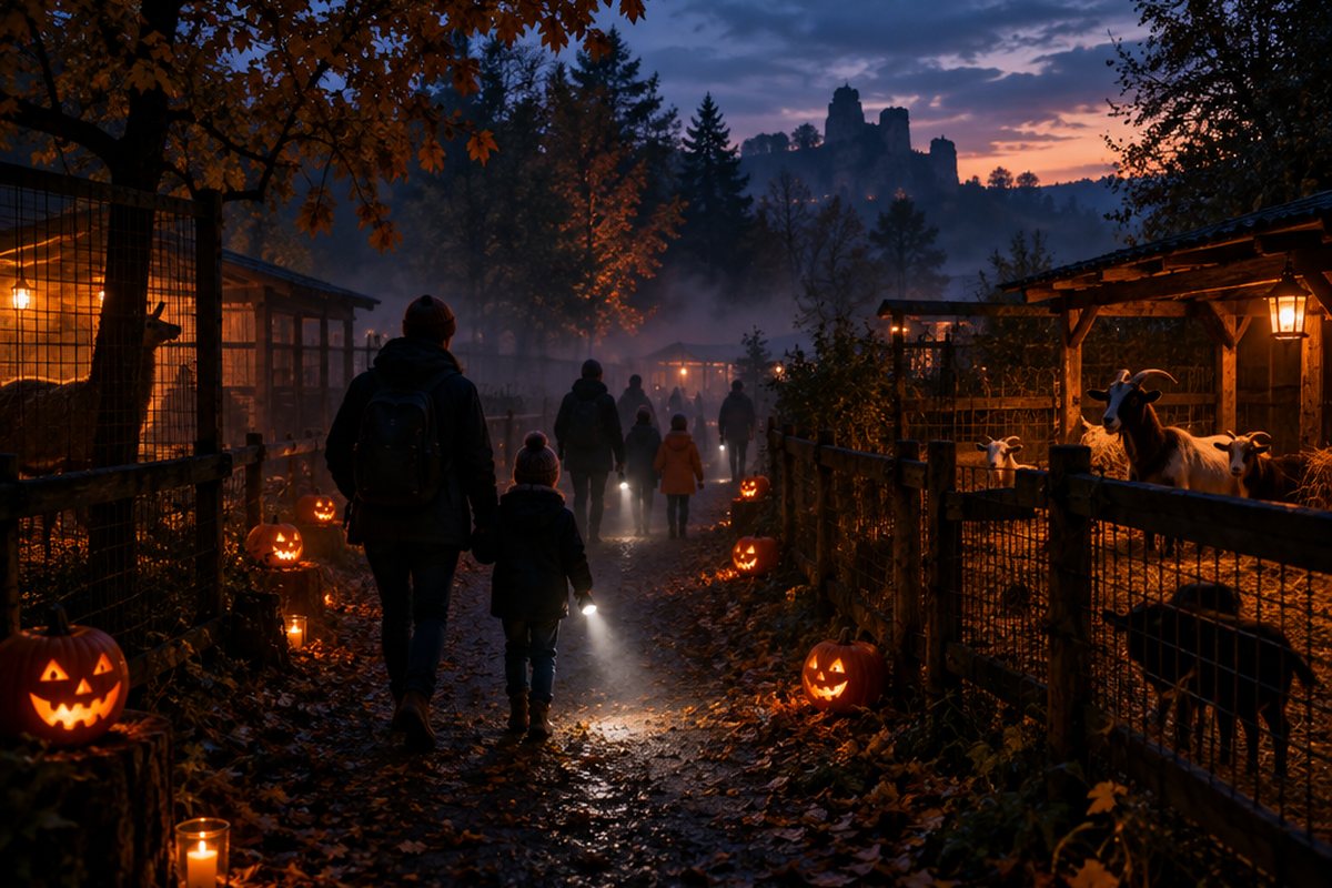 Symbolbild zu Halloween im Zoo Kaiserslautern 2026 (KI-generiert)