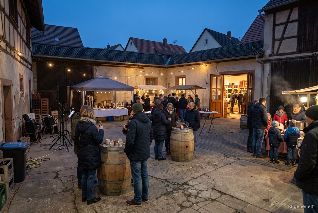 Weihnachtsmarkt-Atmosphäre am Abend – Symbolbild zu Jingle Bulls – Weihnachtsmarkt 2026