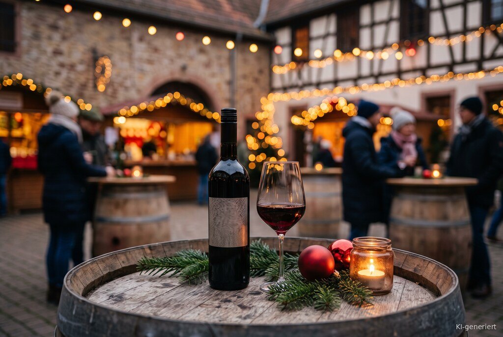 Weihnachtsmarkt-Atmosphäre am Abend – Symbolbild zu Jingle Bulls – Weihnachtsmarkt 2026