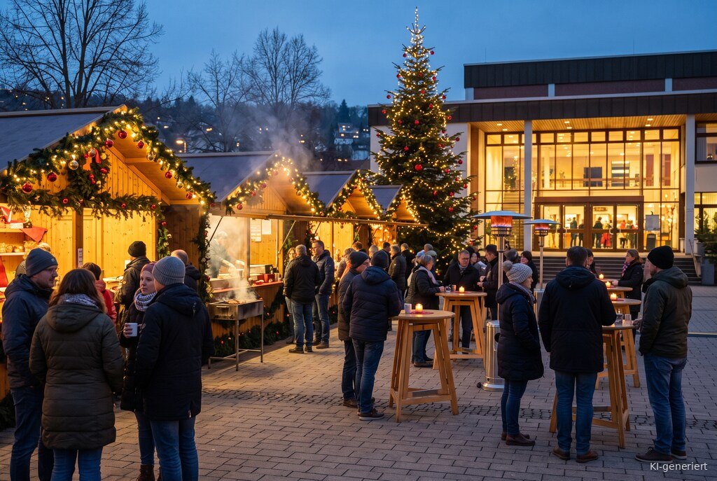 Weihnachtsmarkt-Atmosphäre am Abend – Symbolbild zu Landstuhler Advent 2026