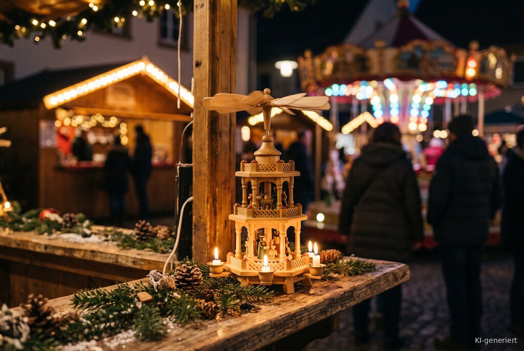 Weihnachtsmarkt-Atmosphäre am Abend – Symbolbild zu Weihnachtsmarkt Neuhofen 2026