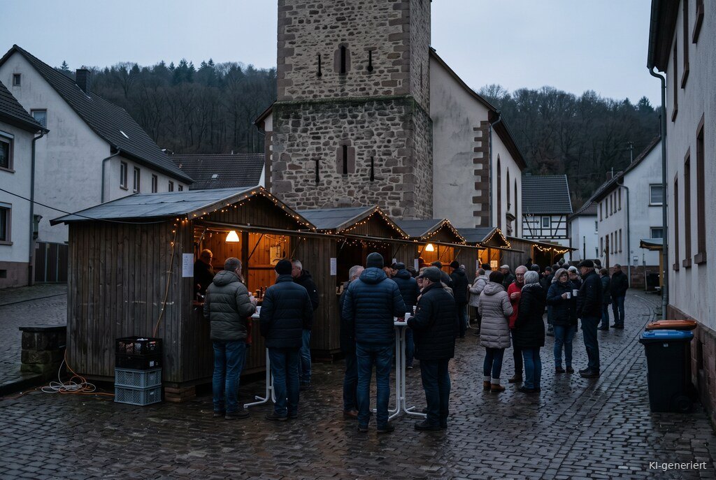 Weihnachtsmarkt-Atmosphäre am Abend – Symbolbild zu Rodalber Weihnachtsmarkt 2026