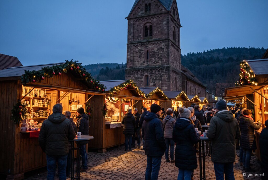 Weihnachtsmarkt-Atmosphäre am Abend – Symbolbild zu Rodalber Weihnachtsmarkt 2026