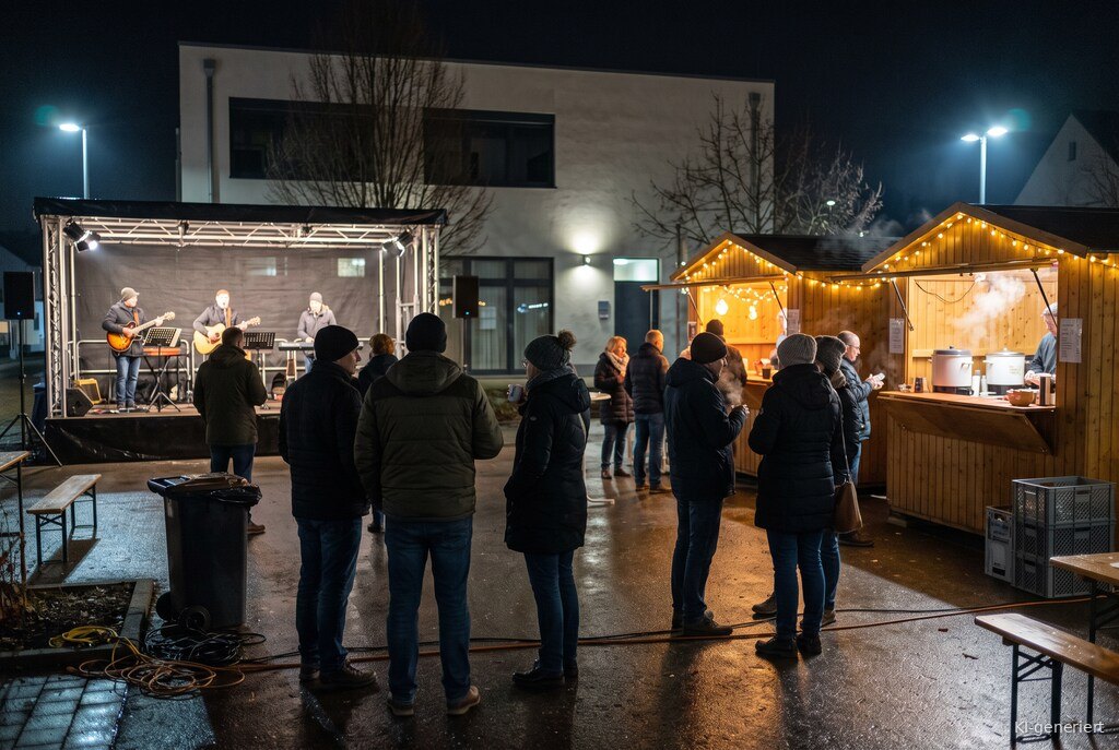 Weihnachtsmarkt-Atmosphäre am Abend – Symbolbild zu Weihnachtsmarkt Bobenheim-Roxheim 2026