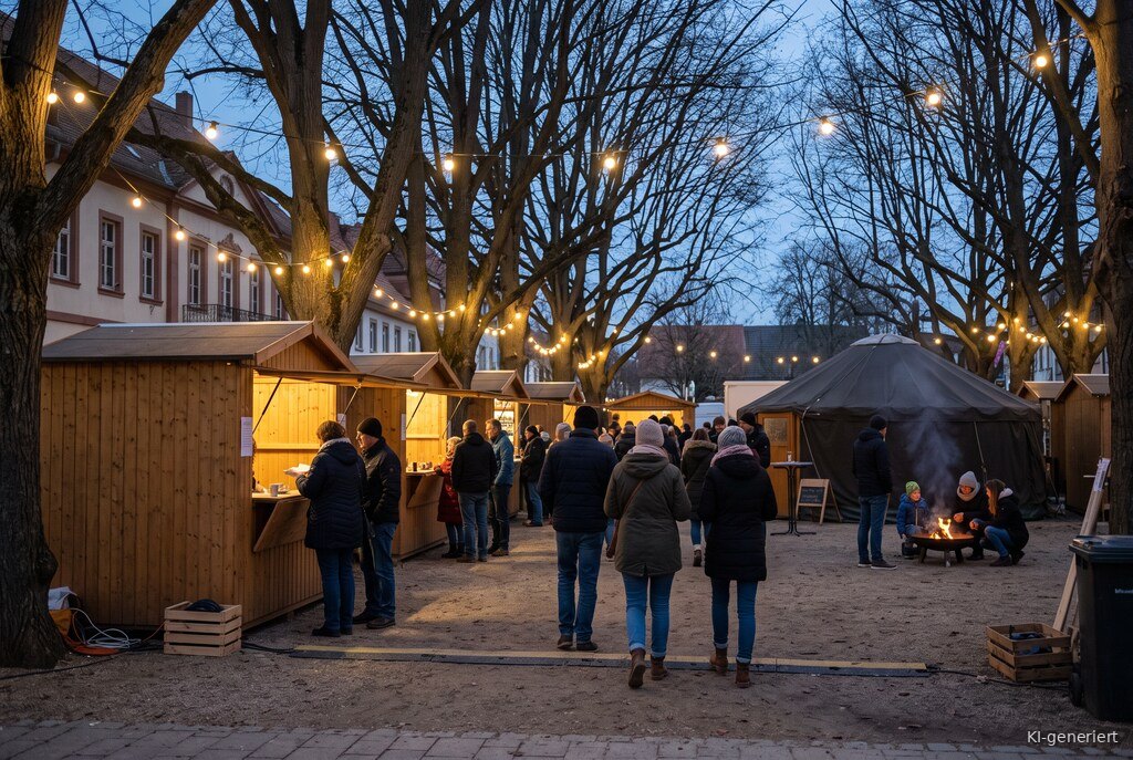 Weihnachtsmarkt-Atmosphäre am Abend – Symbolbild zu Weihnachtsmarkt der 1000 Lichter 2026