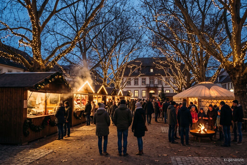 Weihnachtsmarkt-Atmosphäre am Abend – Symbolbild zu Weihnachtsmarkt der 1000 Lichter 2026