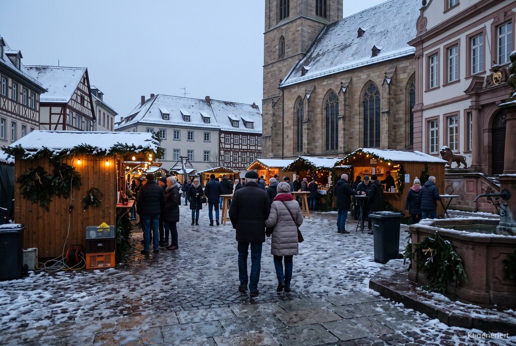 Weihnachtsmarkt-Atmosphäre am Abend – Symbolbild zu Weihnachtsmarkt der Kunigunde 2026