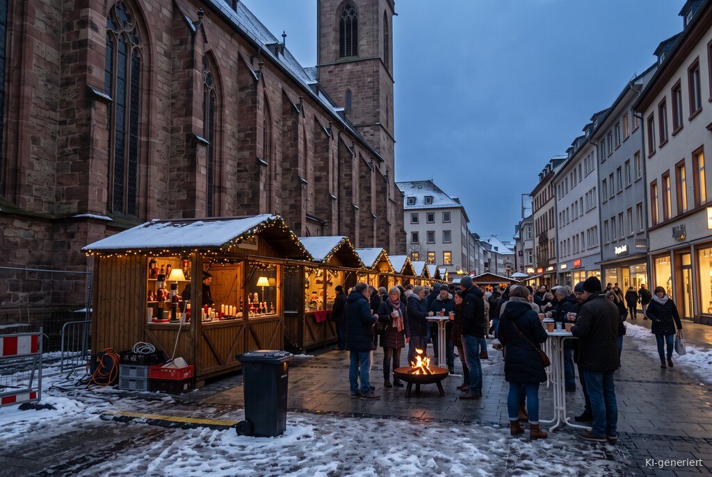 Weihnachtsmarkt-Atmosphäre am Abend – Symbolbild zu Weihnachtsmarkt Kaiserslautern (Lautrer Advent) 2026