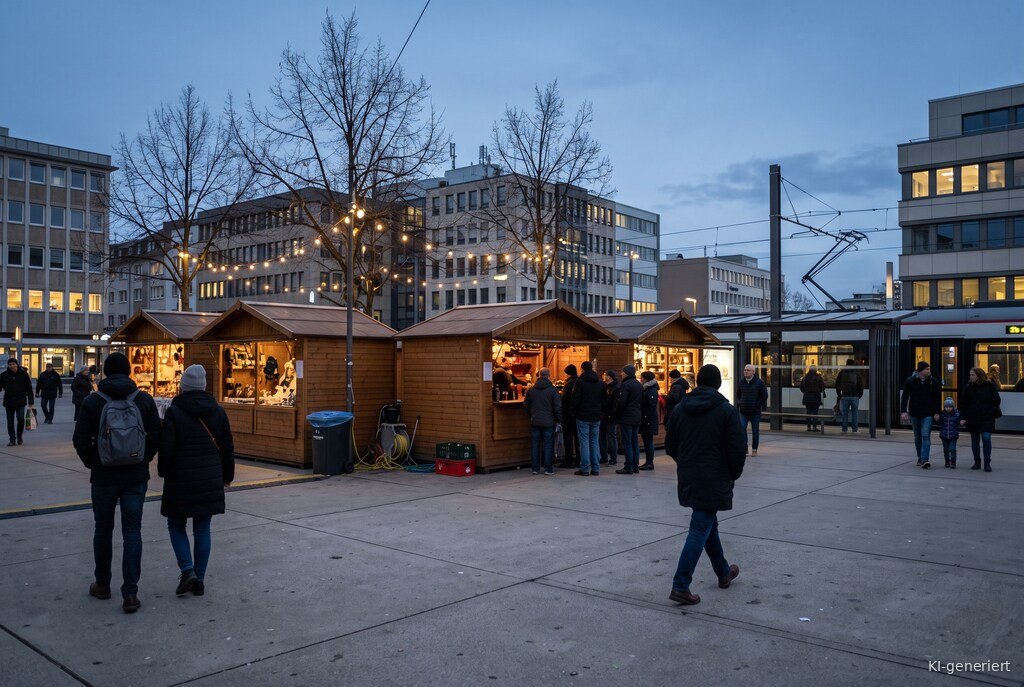 Weihnachtsmarkt-Atmosphäre am Abend – Symbolbild zu Weihnachtsmarkt Ludwigshafen 2026